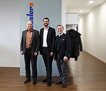 Die Kreussler-Geschäftsleitung ab dem 01.01.2024: Dr. Helmut Eigen, Christoph Richter, Dr. Stephan Travers (von links)
