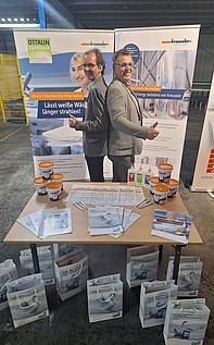 Das Kreussler-Team vor Ort: Matthias Kröger und Thomas Ahlgrimm (von links)