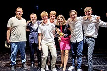 Das Gewinner-Team mit Dr. Stephan Travers (2. von links)